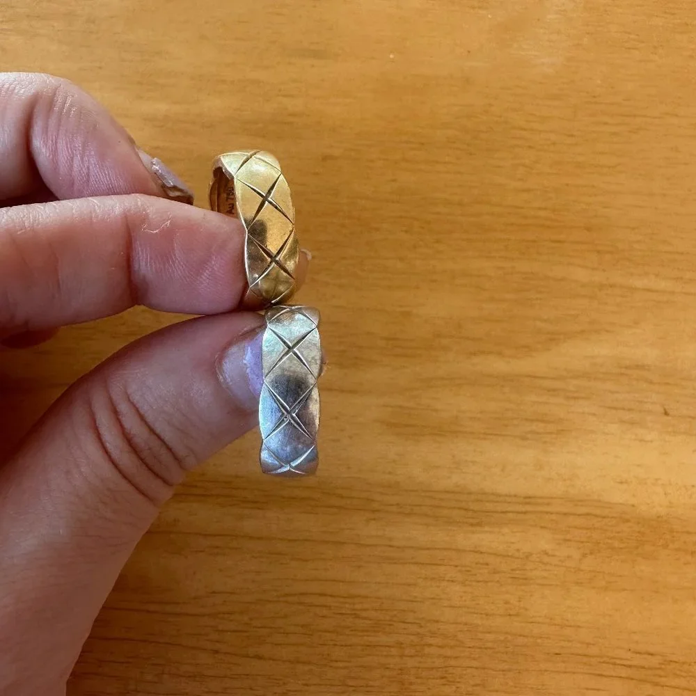 chanel rings and free chanel huggie - Picture 5 of 11